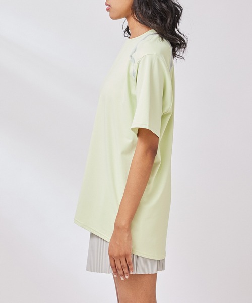 NERGY（ナージー）の「【一部WEB限定カラー・大人気商品！】UV & 吸水速乾 メッシュ切替Tシャツ（Tシャツ/カットソー・レディース・ライトグリーン/ホワイト/ブラック/ブルー/ピンク・FREE）」の20枚目の写真