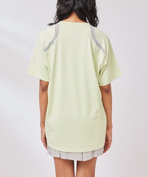 NERGY（ナージー）の「【一部WEB限定カラー・大人気商品！】UV & 吸水速乾 メッシュ切替Tシャツ（Tシャツ/カットソー・レディース・ライトグリーン/ホワイト/ブラック/ブルー/ピンク・FREE）」の21枚目の写真