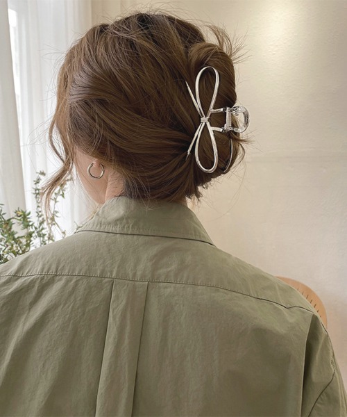 Miniministore(ミニミニストア)の「メタルヘアクリップ バンスクリップ 韓国(バレッタ/ヘアクリップ・レディース・シルバー/ゴールド・FREE)」の10枚目の写真