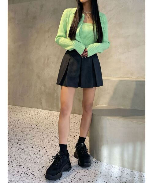 EMODA(エモダ)の「ミニループベアセットニット(ニット/セーター・レディース・オレンジ/ライム/アイボリー/ブラック・FREE)」の17枚目の写真