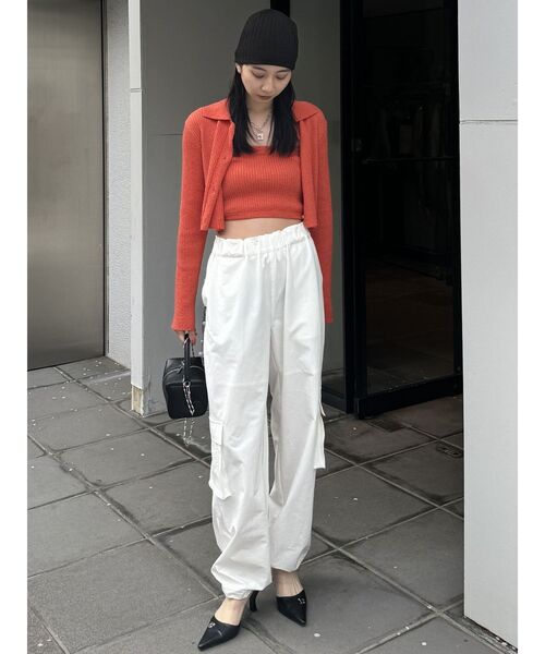 EMODA(エモダ)の「ミニループベアセットニット(ニット/セーター・レディース・オレンジ/ライム/アイボリー/ブラック・FREE)」の14枚目の写真