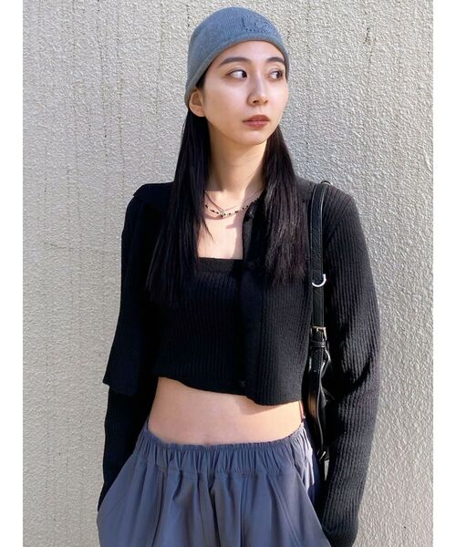 EMODA(エモダ)の「ミニループベアセットニット(ニット/セーター・レディース・オレンジ/ライム/アイボリー/ブラック・FREE)」の6枚目の写真