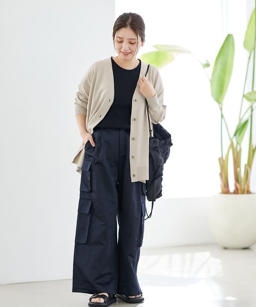 JOURNAL STANDARD(ジャーナルスタンダード)の「アイスコットンワイドVカーディガン(カーディガン/ボレロ・レディース・ホワイト×ホワイト/ライトグレー/ピンク/ネイビー・FREE)」の21枚目の写真