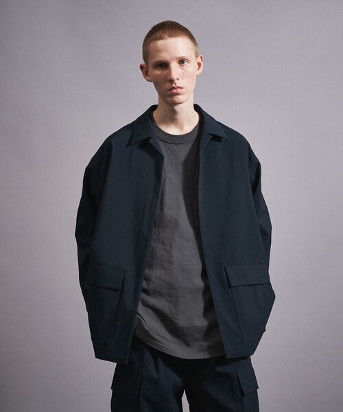 【セットアップ】MONKEY TIME：RENU TROシリーズ ネイビー MONKEY TIME（モンキータイム）の「RENU TROシリーズ ボタンレス