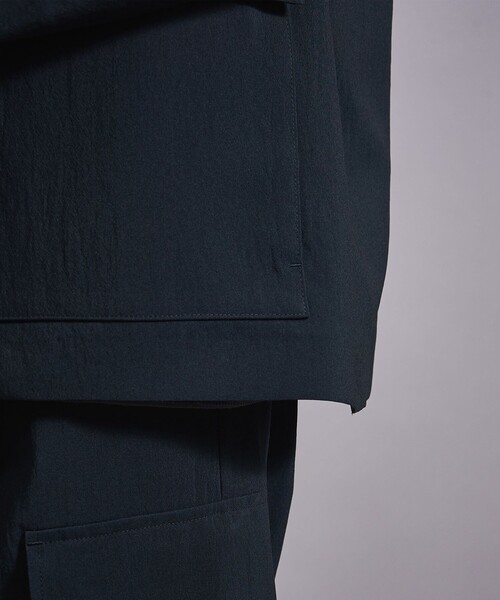 MONKEY TIME（モンキータイム）の「RENU TROシリーズ ボタンレス シャツ -セットアップ対応-（シャツ/ブラウス・メンズ・ブラック/ネイビー・S/M/L/XL）」の16枚目の写真