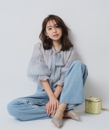 ジャスグリッティー　プチハートボウタイブラウス JUSGLITTY ＜有楽町マルイ限定＞ プチハートボウタイブラウス
