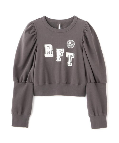 FREE'S MART(フリーズマート)の「カレッジロゴジゴスリーブショート丈スウェット(スウェット・レディース・ブラック/ホワイト系その他・FREE)」の3枚目の写真