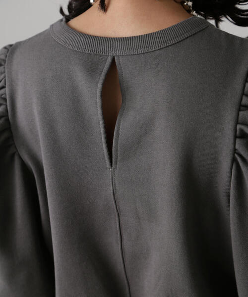 FREE'S MART(フリーズマート)の「カレッジロゴジゴスリーブショート丈スウェット(スウェット・レディース・ブラック/ホワイト系その他・FREE)」の12枚目の写真