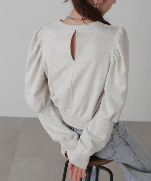 FREE'S MART(フリーズマート)の「カレッジロゴジゴスリーブショート丈スウェット(スウェット・レディース・ブラック/ホワイト系その他・FREE)」の18枚目の写真