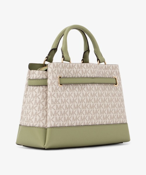 MICHAEL KORS(マイケルコース)の「REED センタージップ ベルテッド サッチェル スモール - MKシグネチャー(ハンドバッグ・レディース・グリーン系その他・FREE)」の10枚目の写真