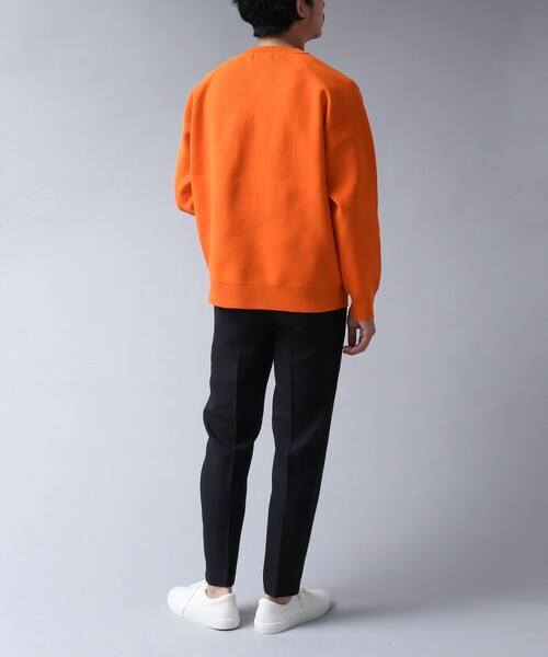 NOLLEY'S goodman(ノーリーズグッドマン)の「【ACTIVE SECT】《限定展開 / ウォッシャブル / 速乾 / 形態安定》クルーネックニット(ニット/セーター・メンズ・ダークネイビー/グレイッシュブルー/オレンジ・M/L)」の13枚目の写真