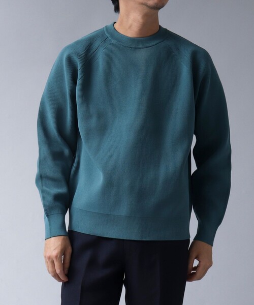 NOLLEY'S goodman(ノーリーズグッドマン)の「【ACTIVE SECT】《限定展開 / ウォッシャブル / 速乾 / 形態安定》クルーネックニット(ニット/セーター・メンズ・ダークネイビー/グレイッシュブルー/オレンジ・M/L)」の20枚目の写真
