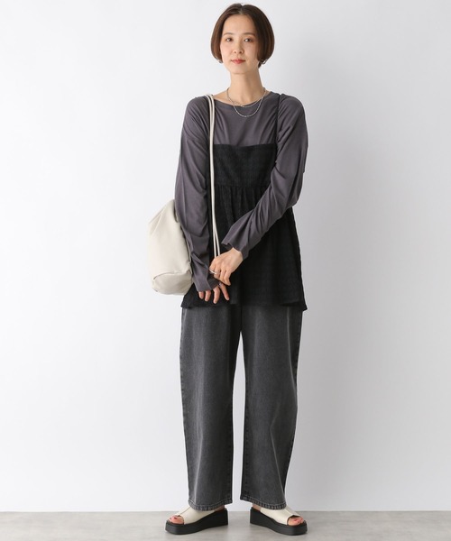 LEPSIM(レプシィム)の「レースキャミチュニック 108532(Tシャツ/カットソー・レディース・オフホワイト/イエロー/ブラック・FREE)」の21枚目の写真