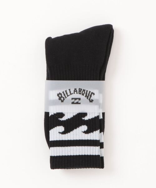 BILLABONG(ビラボン)の「BILLABONG メンズ WAVE SOCKS ソックス 【2024年春夏モデル】/ビラボン靴下(ソックス/靴下・メンズ・ホワイト/ブラック・FREE)」の2枚目の写真