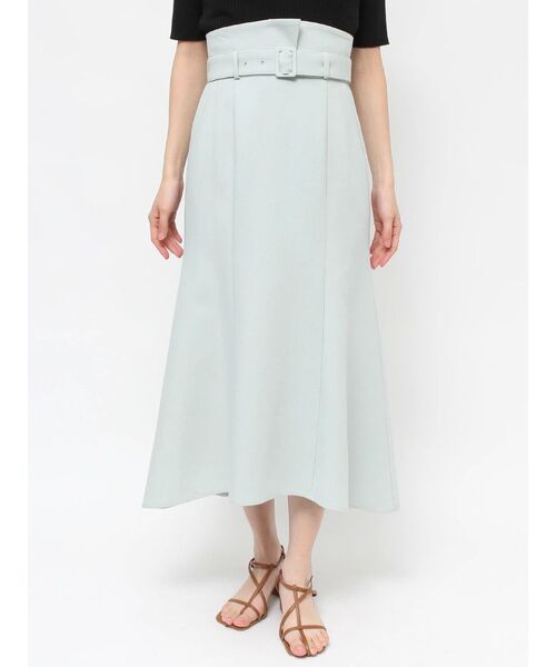 LAGUNAMOON（ラグナムーン）の「ベルトマーメイドスカート（スカート・レディース・アイボリー/ライトブルー/チャコールグレー・SMALL/MEDIUM）」の18枚目の写真