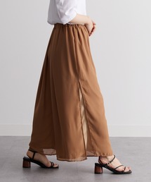 シフォン」に該当するレディースのパンツ（ワイド・ルーズ