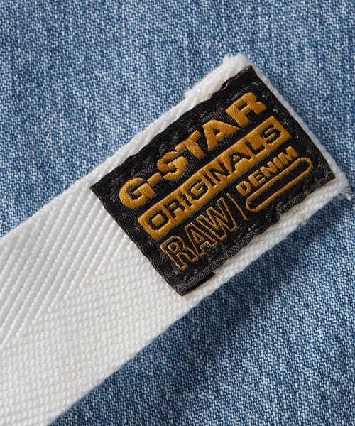G-STAR(ジースター)の「TRAVAIL SHORTS/ライトウェイトワイドデニムショートパンツ(デニムパンツ・メンズ・インディゴブルー・28inch/30inch/32inch/34inch)」の7枚目の写真