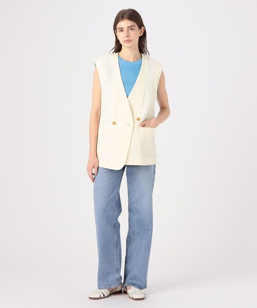 MACPHEE（マカフィー）の「コットンラッセル Vカラージレ