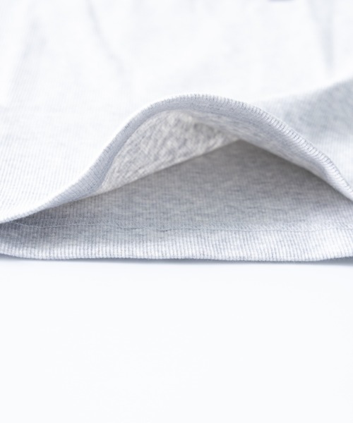 HANES(ヘインズ)の「BEEFY ビーフィー リブ クルーネック 半袖Tシャツ(Tシャツ/カットソー・メンズ・ヘザーグレー/ネイビー/ホワイト/ブラック・S/M/L/XL)」の9枚目の写真