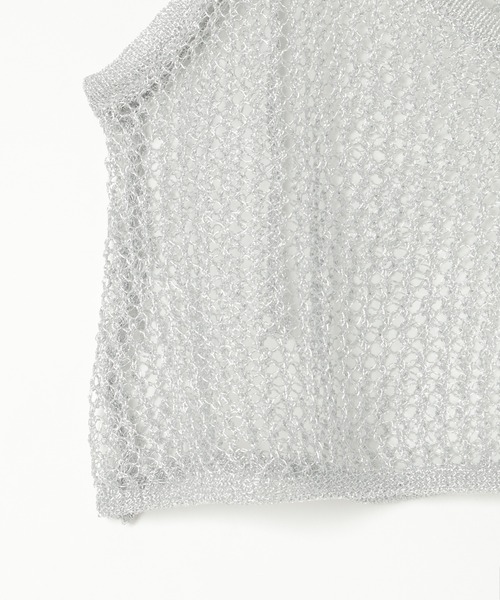 ☆FETICO☆ホワイト メッシュビスチェ Heather ブラウス シャツ ビスチェSETシャツ 105006 レディース