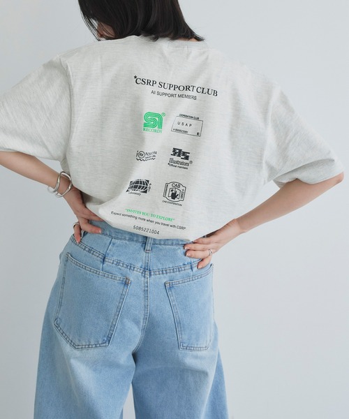 LIAN（リアン）の「バックロゴオーバーサイズプリントT（Tシャツ