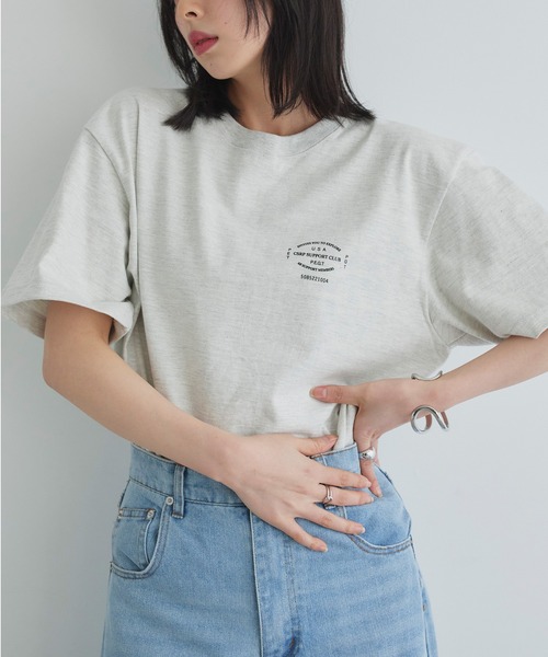LIAN（リアン）の「バックロゴオーバーサイズプリントT（Tシャツ