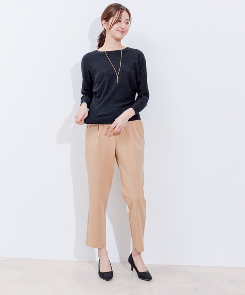 Jayro(ジャイロ)の「サークルストレッチテーパードパンツ(その他パンツ・レディース・ブラック/ブルー系その他6/ベージュ/イエロー・FREE)」の9枚目の写真