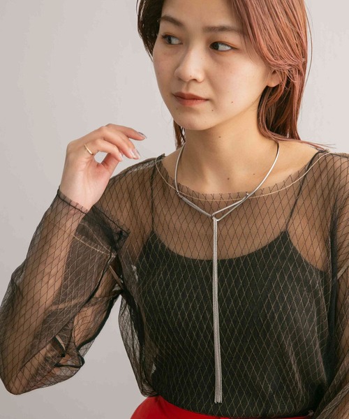 KBF(ケイビーエフ)の「ロングチェーンチョーカー(ネックレス・レディース・ゴールド/シルバー・ONE)」の15枚目の写真