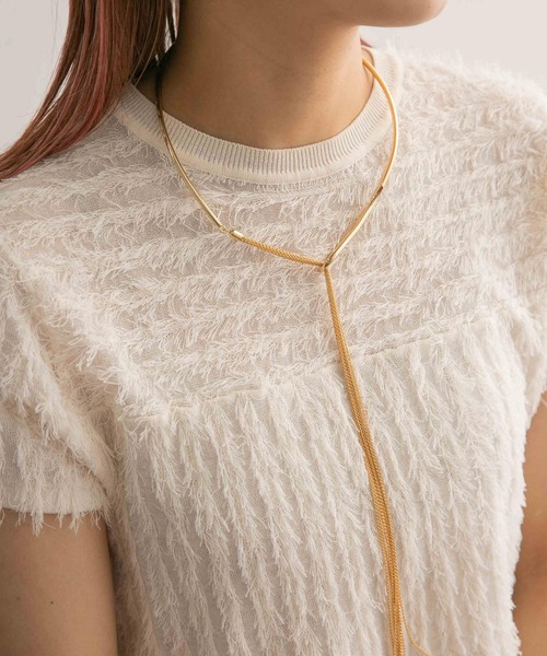 KBF(ケイビーエフ)の「ロングチェーンチョーカー(ネックレス・レディース・ゴールド/シルバー・ONE)」の14枚目の写真