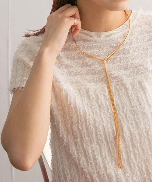 KBF(ケイビーエフ)の「ロングチェーンチョーカー(ネックレス・レディース・ゴールド/シルバー・ONE)」の13枚目の写真