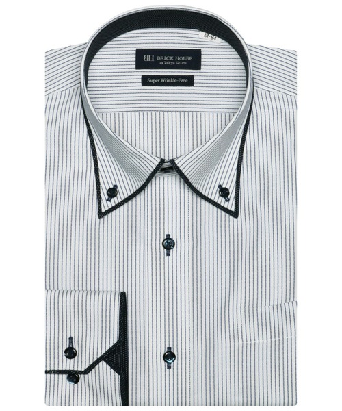 超形態安定ノーアイロン ボタンダウン 長袖ビジネスワイシャツ（ビジネスシャツ）｜TOKYO SHIRTS（トウキョウシャツ）ビジネスシャツ