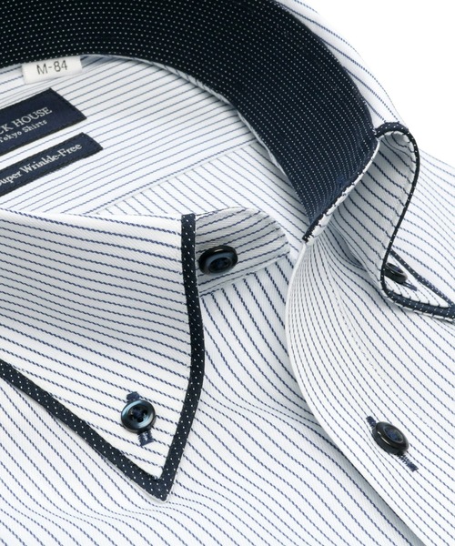 超形態安定ノーアイロン ボタンダウン 長袖ビジネスワイシャツ（ビジネスシャツ）｜TOKYO SHIRTS（トウキョウシャツ）