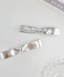 JUMELLE | silver ribbon pin(ヘアピン)