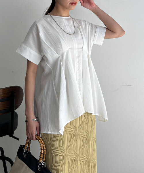 セール】ウエストタックペプラムブラウス（シャツ/ブラウス）｜Chez