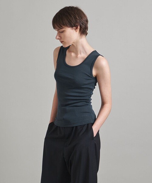 LOEFF(ロエフ)の「<LOEFF>コットン フライス タンクトップ(タンクトップ・レディース・ホワイト/ダークグレー/その他1・FREE)」の9枚目の写真