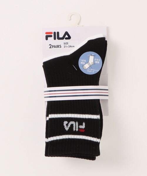 FILA(フィラ)の「FILAコラボ/ソックス2P/キッズ/129298(ソックス/靴下・キッズ・ホワイト系その他/ホワイト系その他2・ONE SIZE)」の7枚目の写真