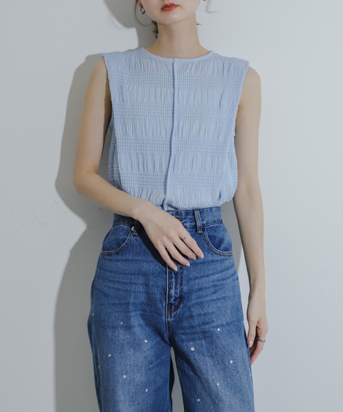 tシャツ イレギュラーシャーリングヘムカットソー レディース GALLEST（ギャレスト）の「イレギュラーシャーリングヘム
