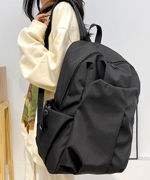 【軽い・撥水加工】多機能 シンプルバックパック/リュックサック