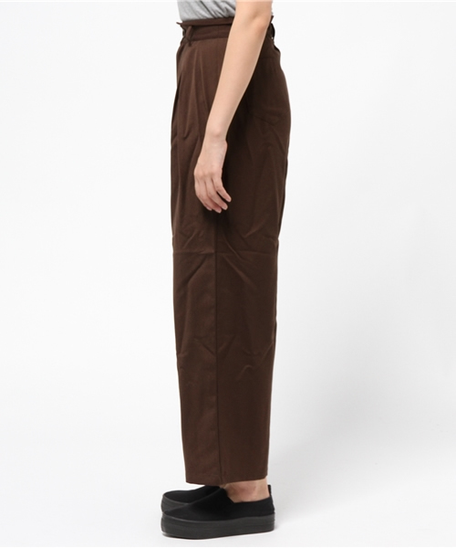 WEGO（ウィゴー）の「WEGO/ハイウエストバギーパンツ（その他パンツ・レディース・ブラック/ブラウン・FREE）」の6枚目の写真