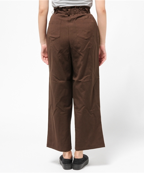 WEGO（ウィゴー）の「WEGO/ハイウエストバギーパンツ（その他パンツ・レディース・ブラック/ブラウン・FREE）」の7枚目の写真