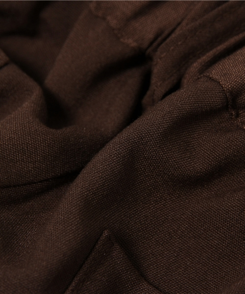 WEGO（ウィゴー）の「WEGO/ハイウエストバギーパンツ（その他パンツ・レディース・ブラック/ブラウン・FREE）」の3枚目の写真