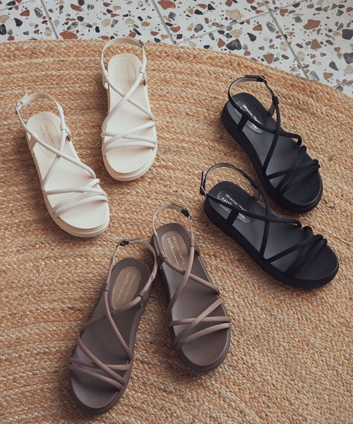 ORiental TRaffic（オリエンタルトラフィック）の「ORiental TRaffic チューブサンダル（サンダル・レディース・ベージュ/ブラウン/ブラック・L/M/S）」の4枚目の写真