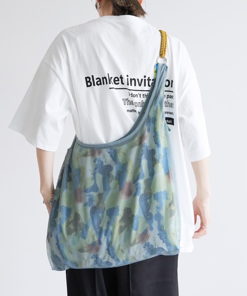 reca（レカ）の「マルチwayメッシュバッグ（トートバッグ・レディース・オレンジ/グリーン/グレー/ブラック/グリーン系その他/テラコッタ/ブルーグレー/グレイッシュベージュ/オフホワイト・ONE SIZE）」の13枚目の写真