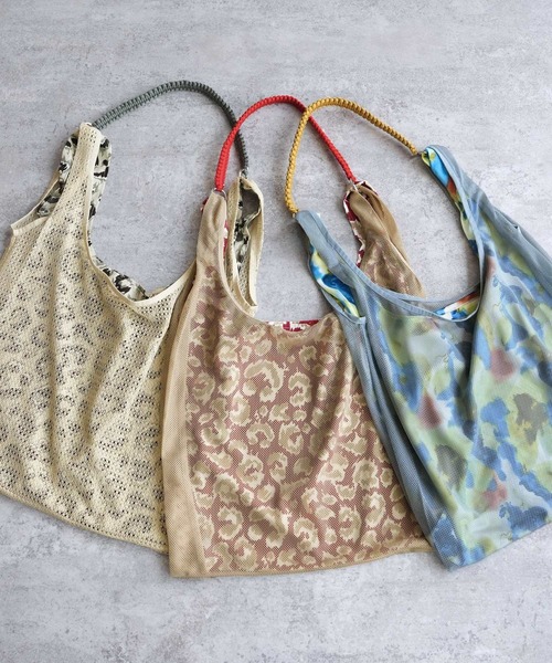 reca（レカ）の「マルチwayメッシュバッグ（トートバッグ・レディース・オレンジ/グリーン/グレー/ブラック/グリーン系その他/テラコッタ/ブルーグレー/グレイッシュベージュ/オフホワイト・ONE SIZE）」の17枚目の写真