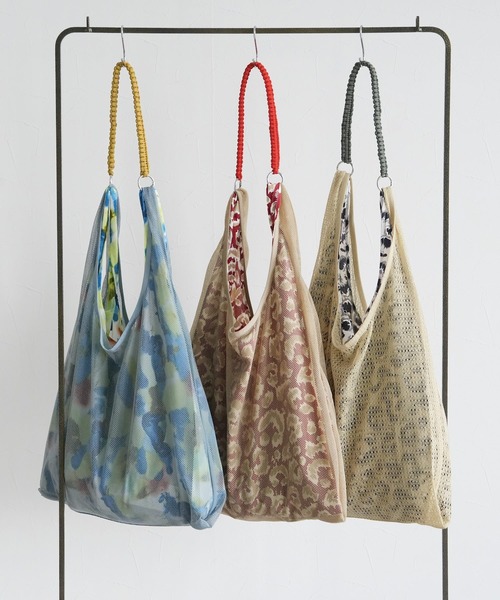 reca（レカ）の「マルチwayメッシュバッグ（トートバッグ・レディース・オレンジ/グリーン/グレー/ブラック/グリーン系その他/テラコッタ/ブルーグレー/グレイッシュベージュ/オフホワイト・ONE SIZE）」の19枚目の写真