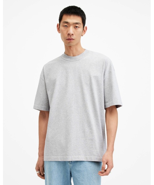 【セール】ISAC OVERSIZED CREW NECK T-SHIRT | ISAC オーバーサイズ クルー ネック Tシャツ(Tシャツ/カットソー)|ALLSAINTS(オールセインツ)