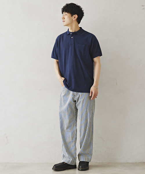 Polo by Ralph Lauren ラガーシャツ XL ネイビー/ホワイト ポロ ラルフ ローレン POLO RALPH LAUREN スリム フィット