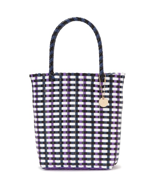 N.(N. Natural Beauty Basic)(エヌエヌナチュラルビューティーベーシック)の「プラカゴバッグ(トートバッグ・レディース・ブラック/イエロー・フリ-)」の5枚目の写真