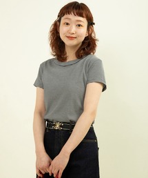 CHILD WOMAN | 連シルフライスクルーネック 半袖Ｔシャツ(Tシャツ/カットソー)