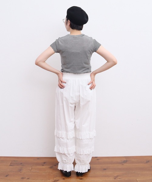 CHILD WOMAN（チャイルドウーマン）の「連シルフライスクルーネック 半袖Ｔシャツ（Tシャツ/カットソー・レディース・ブラック系その他/ピンク/サックスブルー/ブラック/ブラック系その他2/レッド系その他2/レッド系その他・FREE）」の19枚目の写真